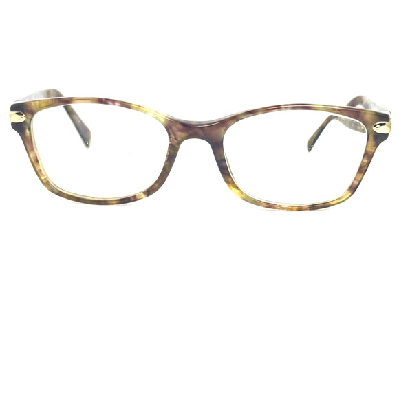 Coach Eyeglasses Frames HC6065 5287 Confetti Light Brown Gold 49-17-135 H15974